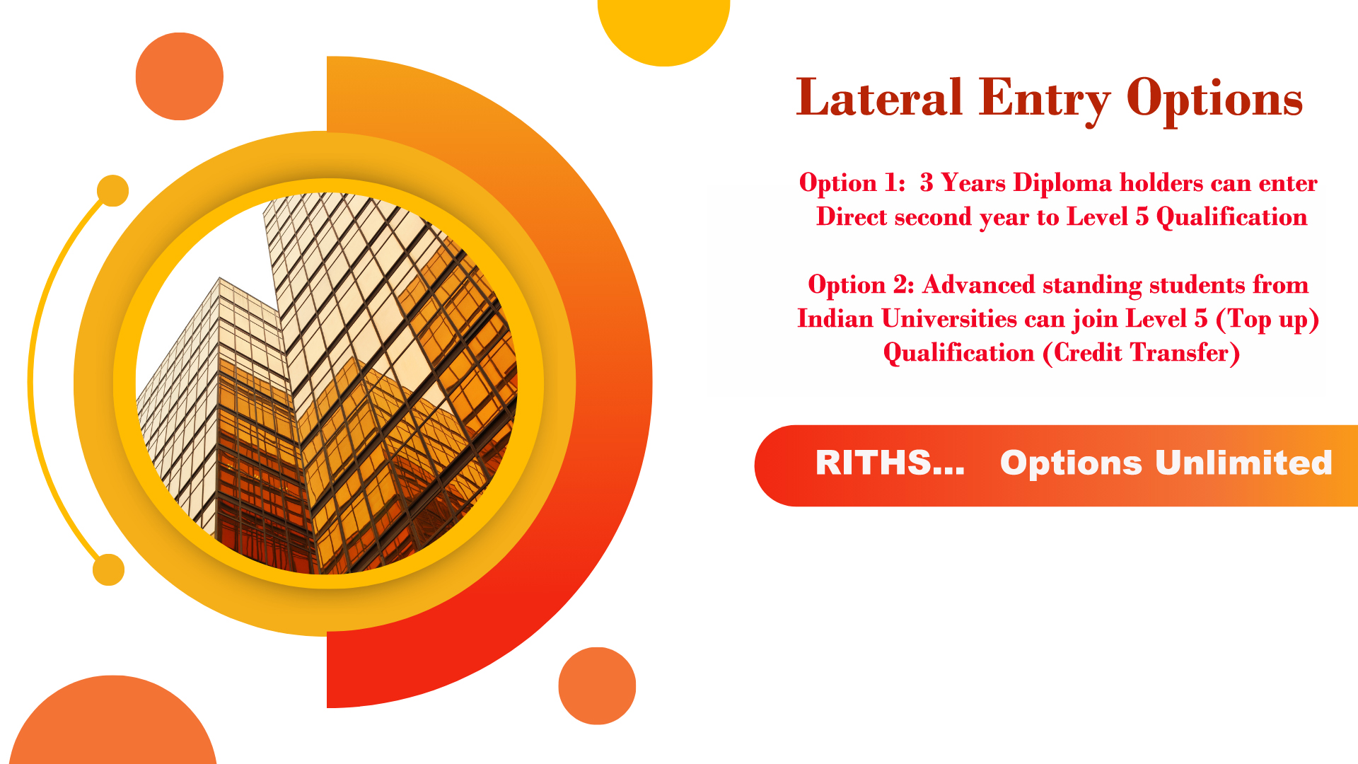 LATERAL ENTRY LATERAL ENTRY