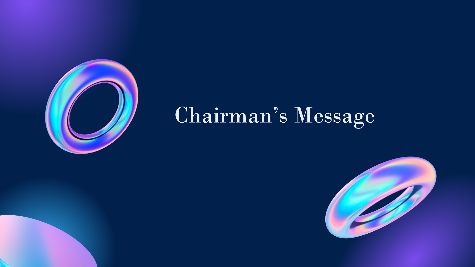 chairman chairman